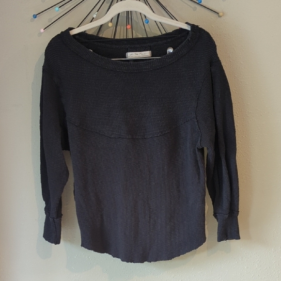 We The Free OG Top Washed Black Women's Size XS By Free People - Picture 1 of 9